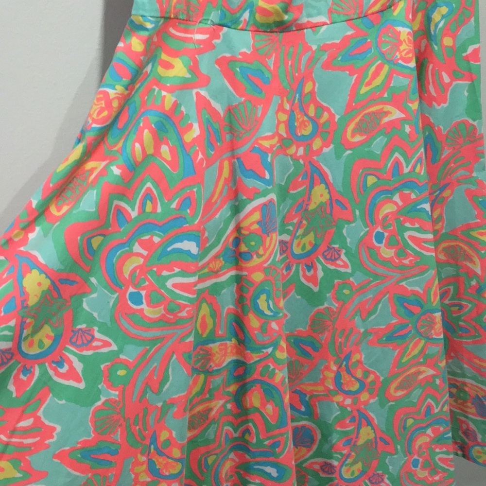 LILLY PULITZER MultiColor Summer "Zo Dress" Size 4 - Picture 8 of 12